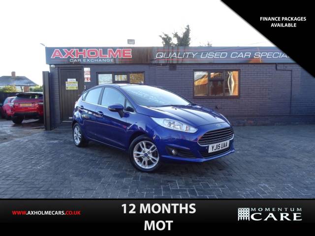 Ford Fiesta 1.0 EcoBoost Zetec 5dr ideal 1st car Hatchback Petrol Blue