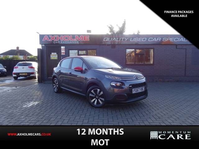 Citroen C3 1.2 PureTech Feel 5dr finance available Hatchback Petrol Grey