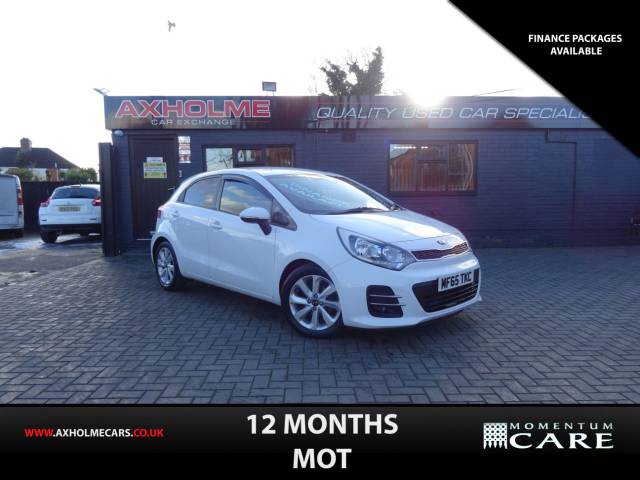 Kia Rio 1.25 ISG 2 5dr ideal 1st car Hatchback Petrol White